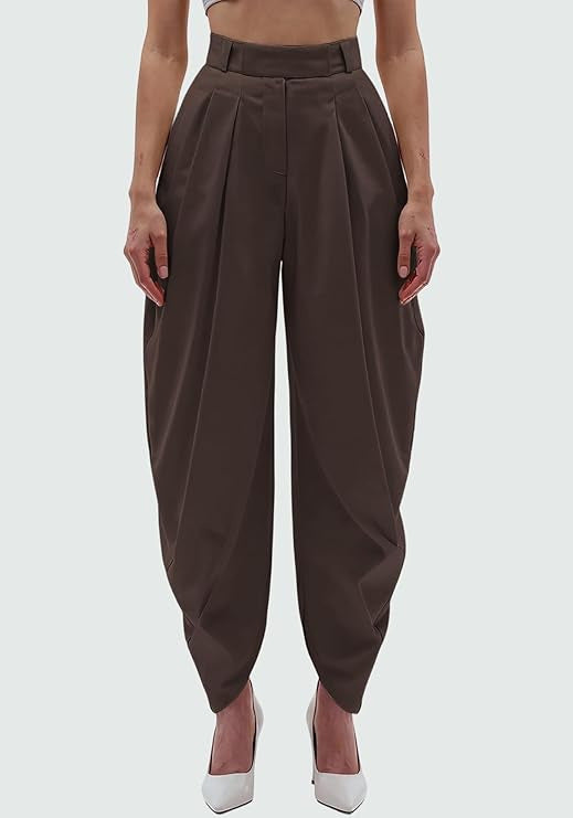 Solid Color Flower Bud Ninth Pant GXHF M80802 B