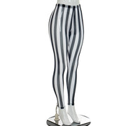 Stripe Print Mesh Casual Pants MXBF J26PT278