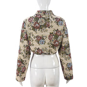 Fashion Print Long Sleeve Jacket GFRT 41466THG