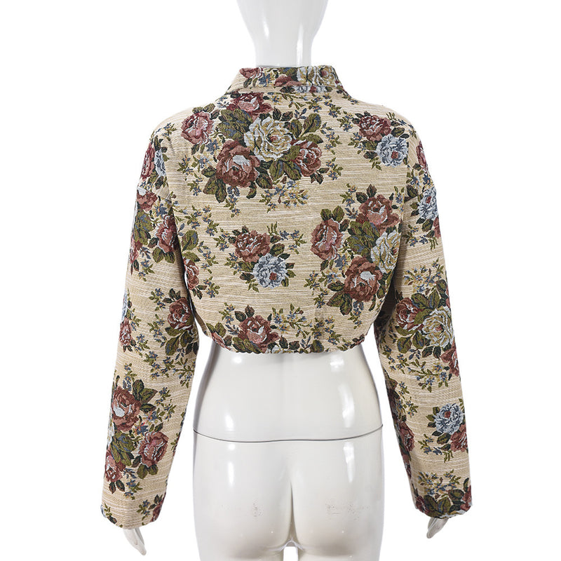 Fashion Print Long Sleeve Jacket GFRT 41466THG