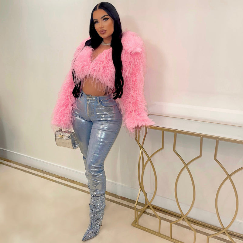 Sexy Faux Fur Short Coat ZSD 0651