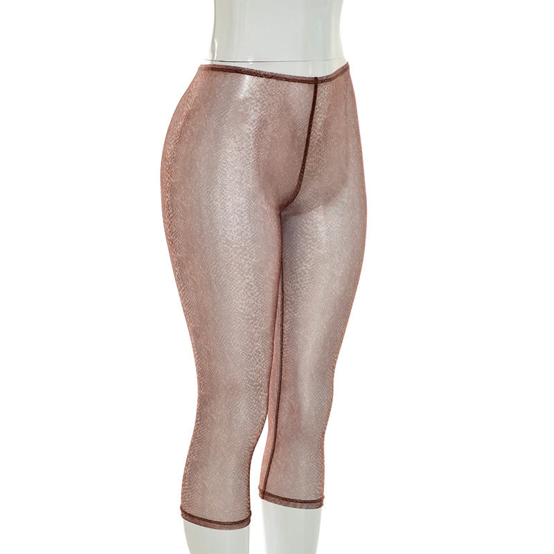 Mesh See Through Seventh Pants MXBF Q26PT094