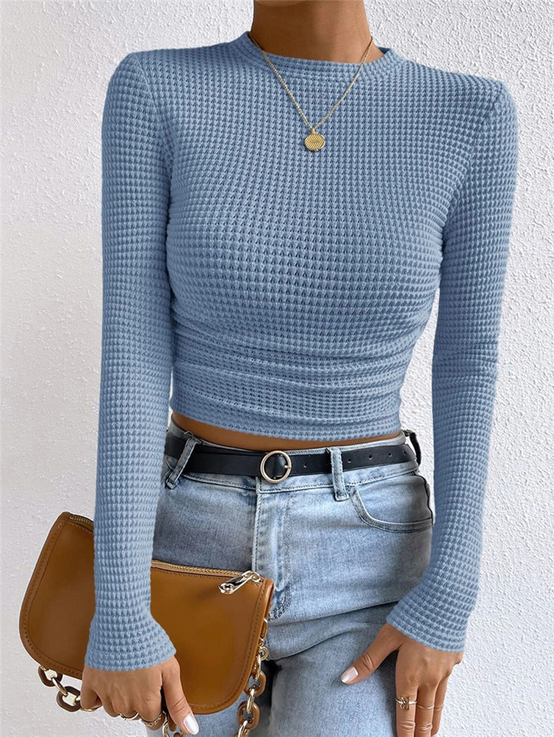 Long Sleeve Plaid T Shirt GZYF 1052