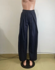 Solid Color High Waist Wide Leg Pants QODY 6074