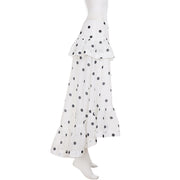 Polka Dot Print Irregular Long Skirts GPKJ MR43545