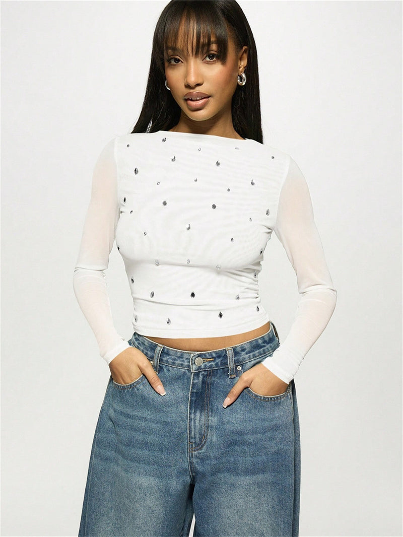 Print Long Sleeve T Shirt GXIY K25L351