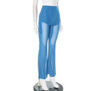 See Through Mesh Casual Pants GDSF D25PT098