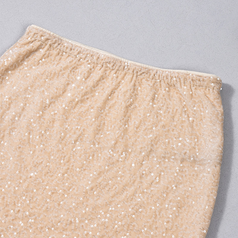 Sequin Slim MIni Skirts GFRT 60390DBZ