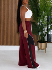 Contrast Color Patchwork Sport Pants HNIF GY343