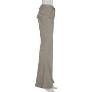 Casual Retro Micro Flare Jeans GMWF 28965