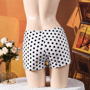 Polka Dots Print Slim Shorts GNZD 32825PBY