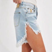 Tassel Holes Denim Short LSD 2419
