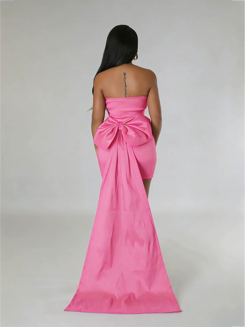 Off Shoulder Ruched Evening Dress QYMF 3095