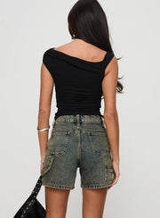 Casual Loose Denim Shorts GYAN 8946