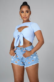 Denim Hole Sexy Jeans Shorts LA 3284