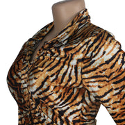 Sexy Tiger Stripe Long Sleeve Bodycon Dress FSXF F320