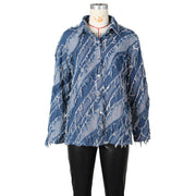 Casual Loose Tassel Denim Jackets ZSD 0640