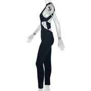 Sexy Hollow Out Backless Jumpsuit GJYO JP006355