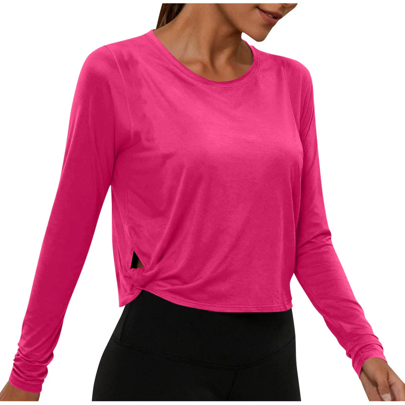 Solid Color Long Sleeve T Shirt GYZY 6703