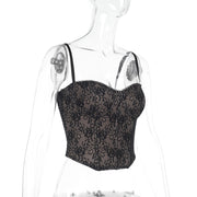 Slim Lace Camisole Waist Tank Top FL ZX24424PFO