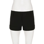 Solid Color Casual Shorts GPKJ MR48280