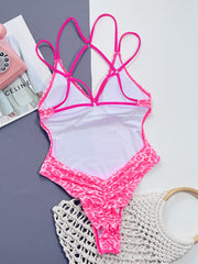 Sexy Print One Piece Swimsuit CSYZ D100R