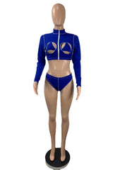 Sexy Long Sleeve Swimwear Bikinis Sets CHY 1319