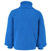 Solid Color Knits High Collar Sweater GDAM 1020
