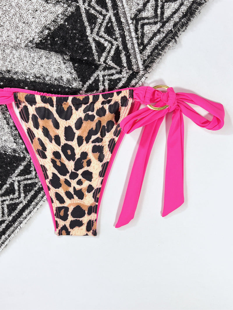 Sexy Colorblock Strap Bikini Two Piece Set CASF 6423