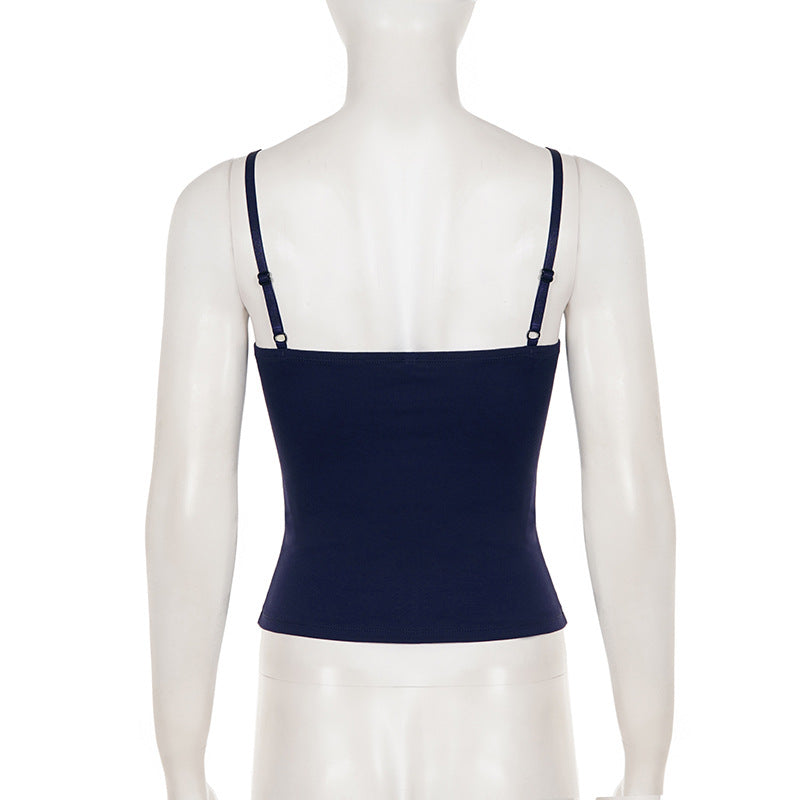 V Neck Solid Color Tank Tops GPKJ MR48940