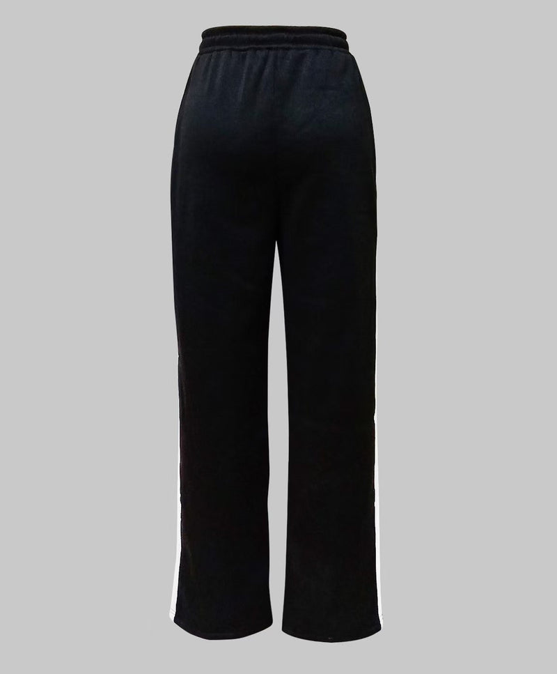 Patchwork Casual Padded Sport Pants MIL 134