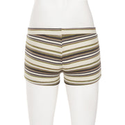 Stripe Contrast Color Knits Shorts GPKJ MR49457