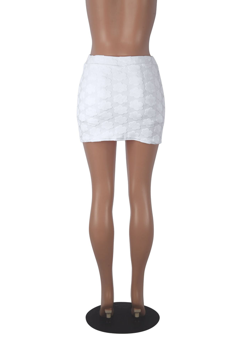 Fashion Solid Color Mini Skirt MZ 2866