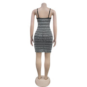 Hot Drill Sling MinI Dress BY 7121