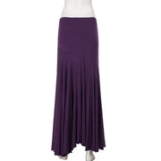 Solid Color Irregular Long Fishtail Skirt GPKJ MR50225