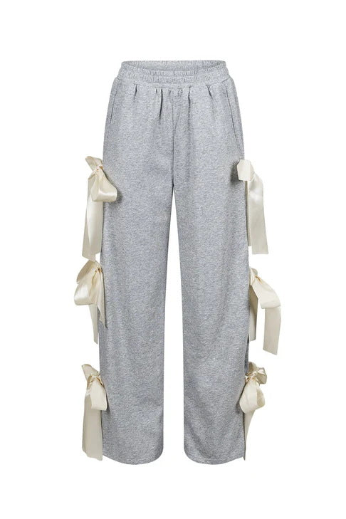 Fashion Tie Bow Solid Color Pants OD 8743