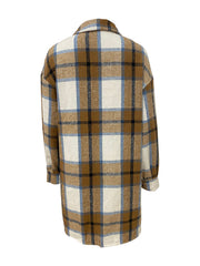 Plaid Cardigan Long Thin Jacket LSD 2265