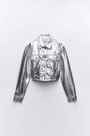 PU Leather Lapel Jacket Coats YUMT YMT118