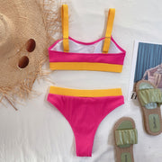 Color Block Sexy Swimsuit Tankini Two Piece Set CSYZ B169