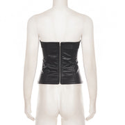 Sexy Leather Tube Top Tank Top GPKJ MR52013