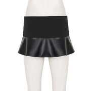 Rivet Leather Short Skirt GPKJ MR50304
