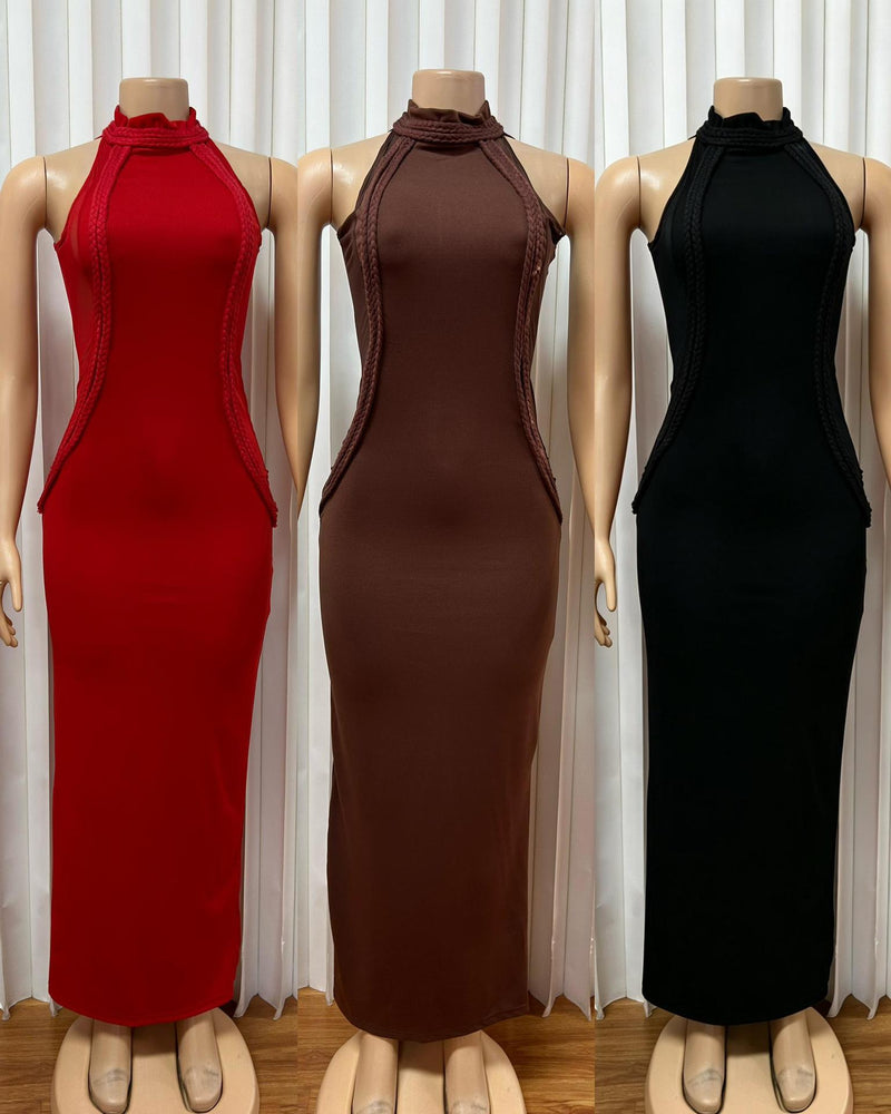 Sleeveless Backless Maxi Dress GADE 10559
