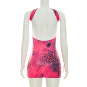 Leopard Print Tube Top Dress GSZM D26DS171