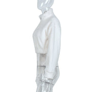 Long Sleeve Warm Plush Zipper Sweatshirt GNZD 8030DN