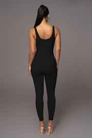 Sleeveless Solid Color Jumpsuit MZ S2802
