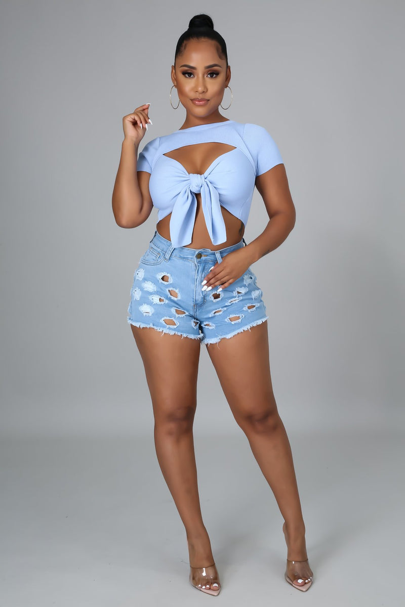 Denim Hole Sexy Jeans Shorts LA 3284