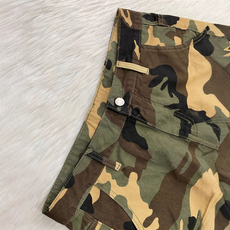 Loose Casual Camouflage Print Shorts LSD 2822