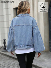Loose Long Sleeve Denim Jackets Coats GYXN 20221