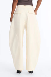 Solid Color Wide Leg Pants SH 391660