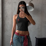 Love Printed U Neck Tank Top DLSF K24B65329